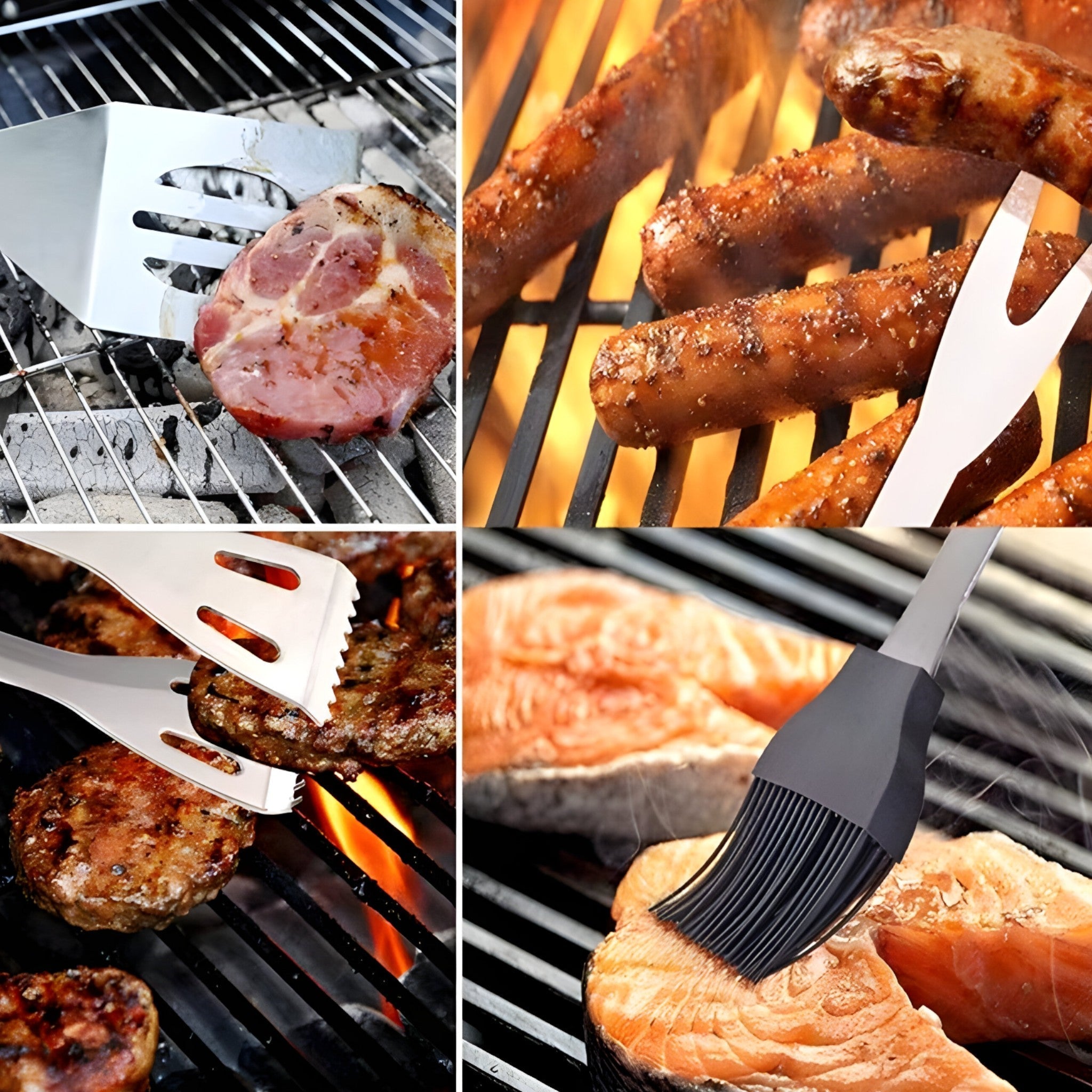 BBQ Jack | Roestvrijstalen BBQ gereedschap set 8
