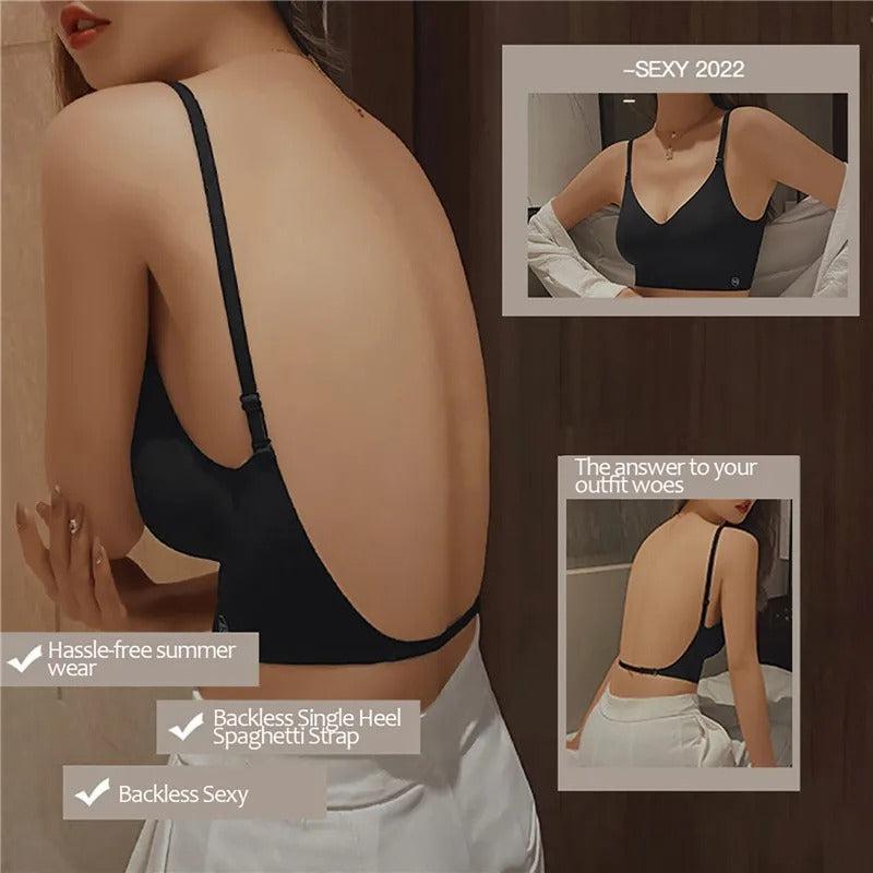 Ava – Comfortabele Push Up BH voor Open Rug