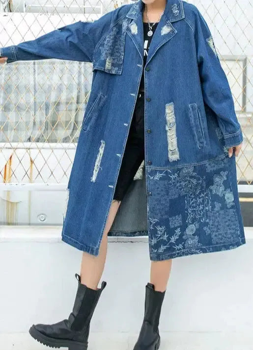 Jas_Denim_Dames_Lang_Victoria_Mae_Nederland_Belgie