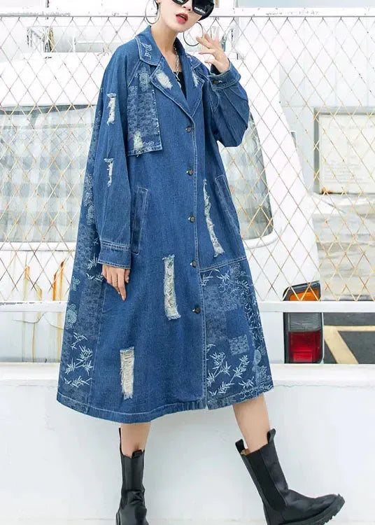 Jas_Denim_Dames_Lang_Victoria_Mae_Nederland_Belgie