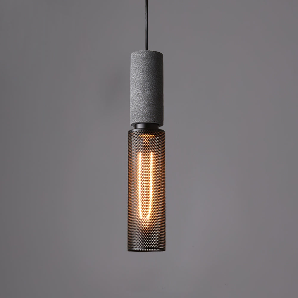 Betonindustrie | Cilindervormige hanglamp 0