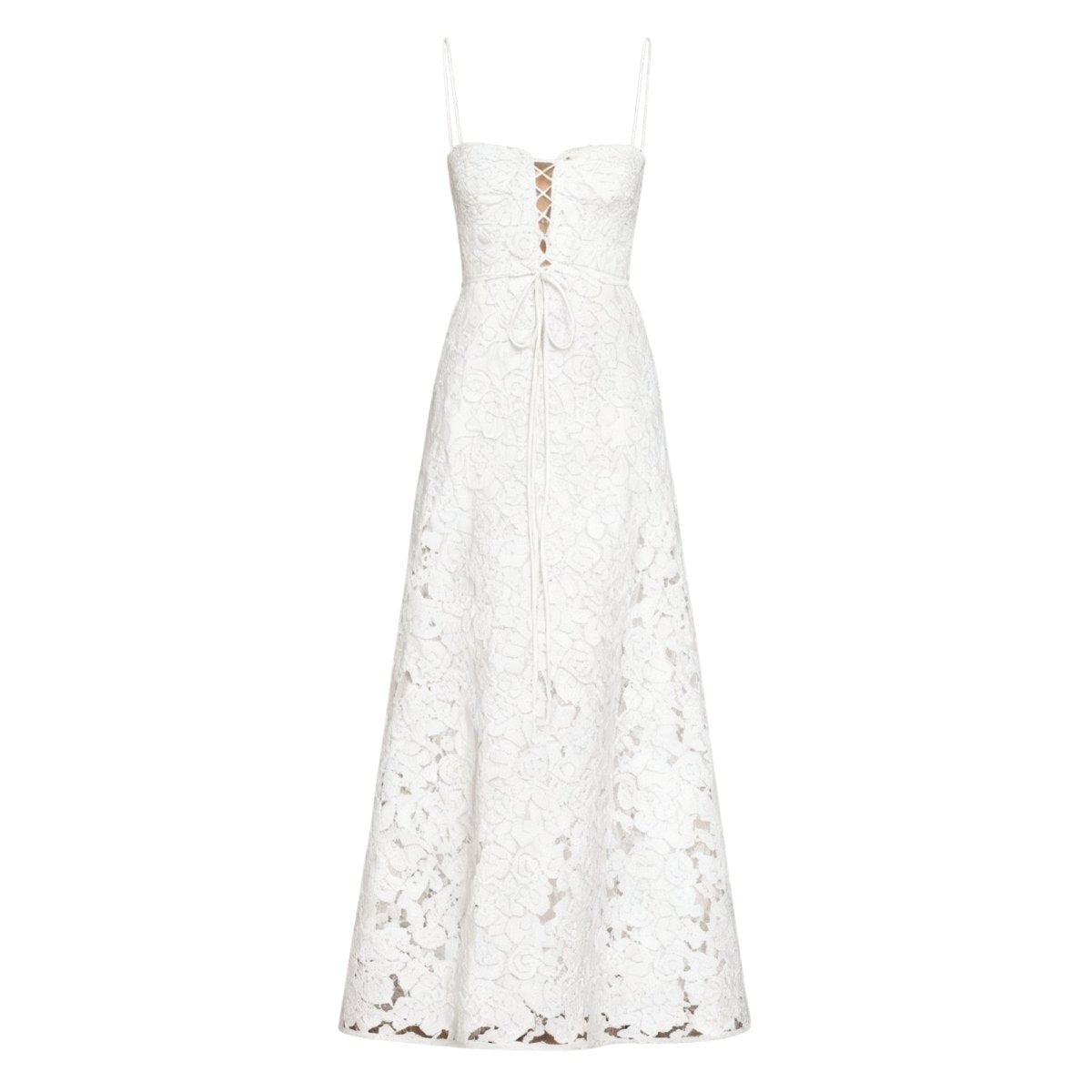 Betoverd | Lichtgewicht organza-jacquard galajurk met corset 6