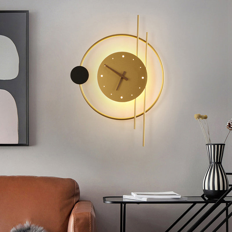 Bibi | Moderne Wandlamp Met Ingebouwde Klok