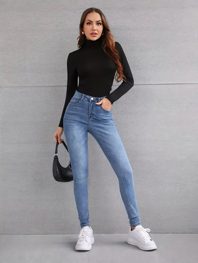 Klassieke, slim-fit coltrui – lichtgewicht basisstuk voor dames