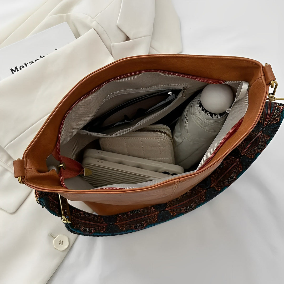 Sienna - Vegan Leren Schoudertas