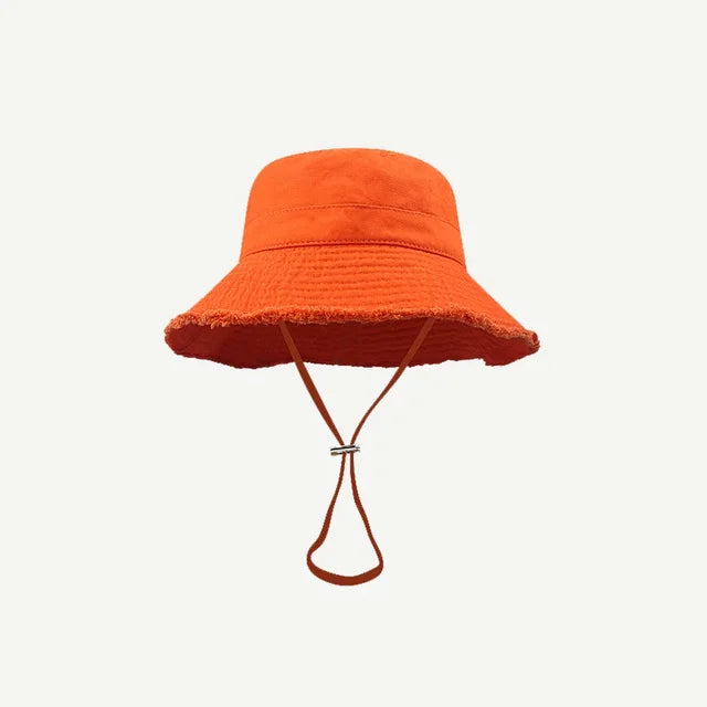 Bucket Hat | Katoen/polyester mix met verstelbaar trekkoord 0