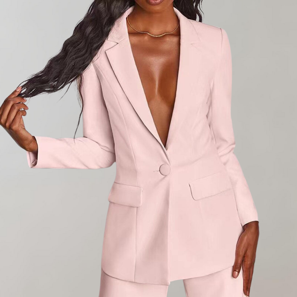 Ensemble blazer et pantalon sur mesure – Costume ajusté pour femmes