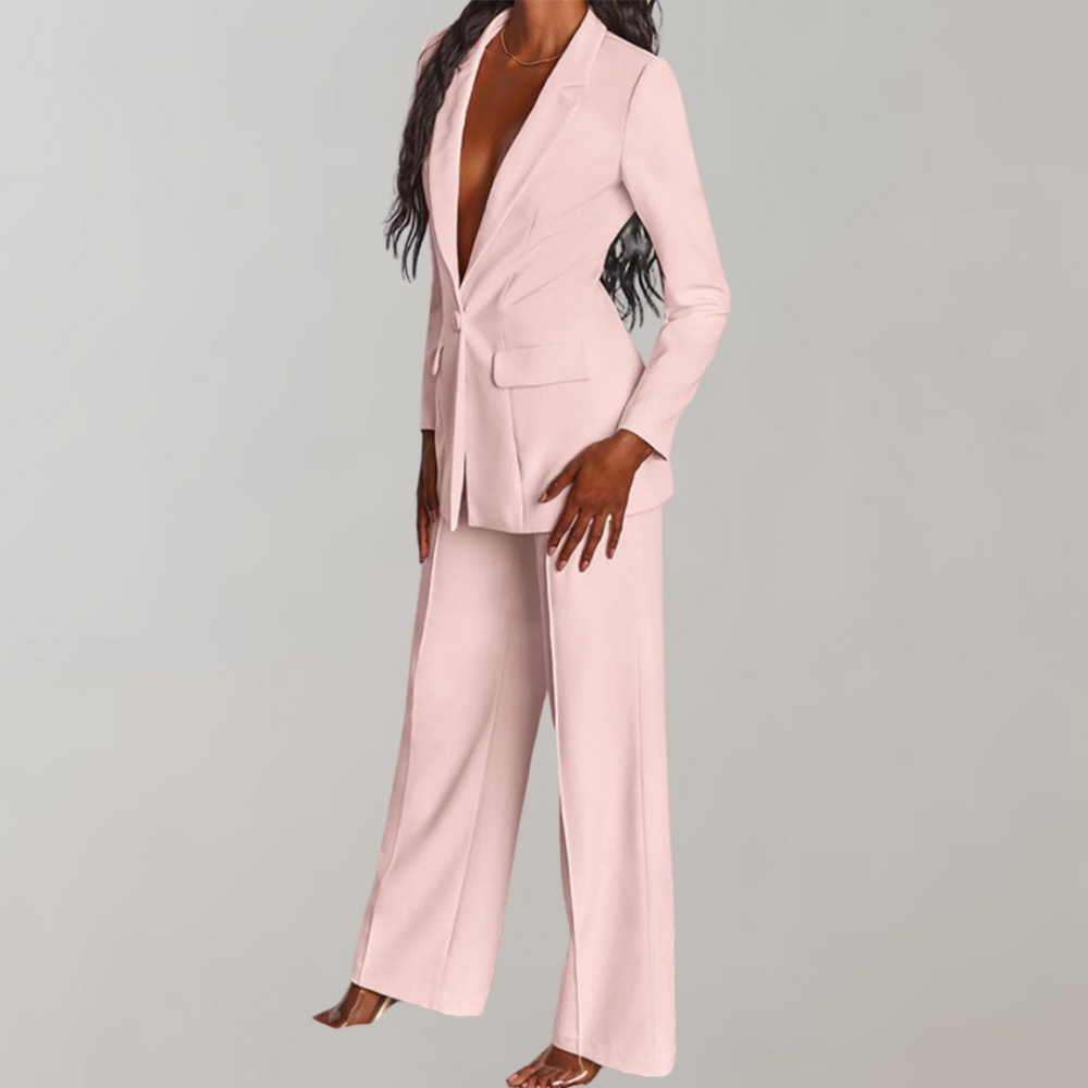 Ensemble blazer et pantalon sur mesure – Costume ajusté pour femmes