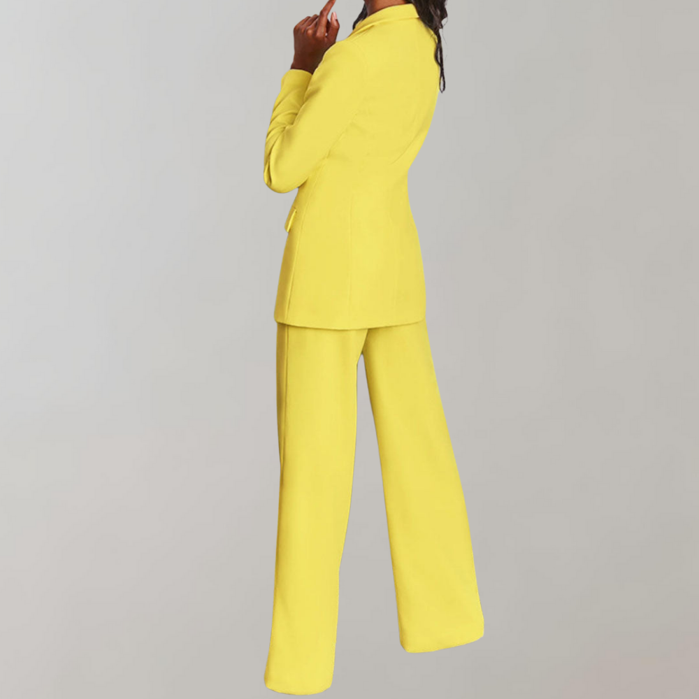 Ensemble blazer et pantalon sur mesure – Costume ajusté pour femmes