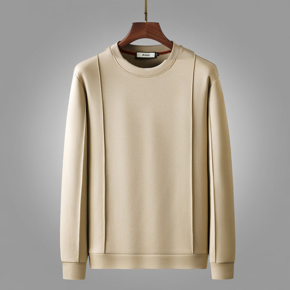 Cade | Katoen en zijde loungewear set met contrasterende trekkoorddetails 4