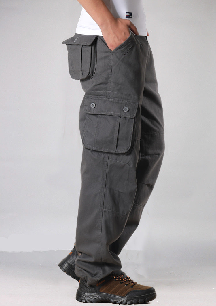 Cargobroek met meerdere zakken in een casual outdoorstijl 10