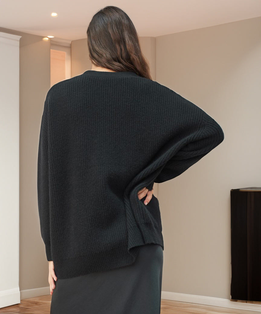 Eleonora - Oversized Gebreide Cardigan met Knopen voor Dames