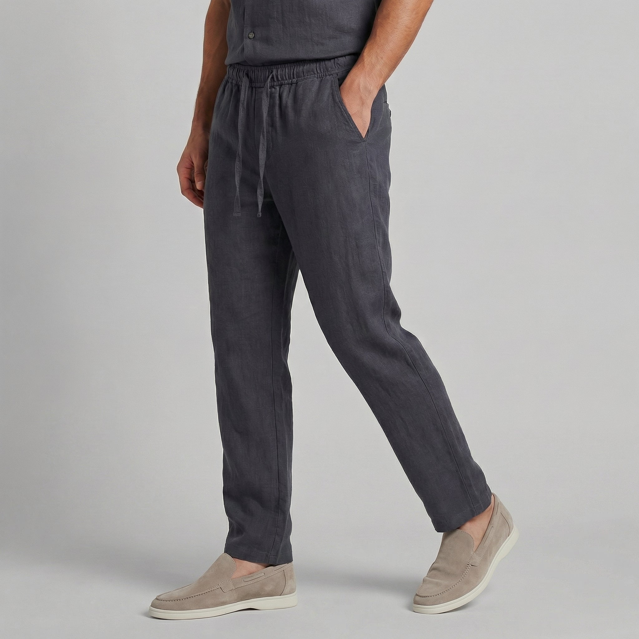Casual Beige Herenbroek | Navando