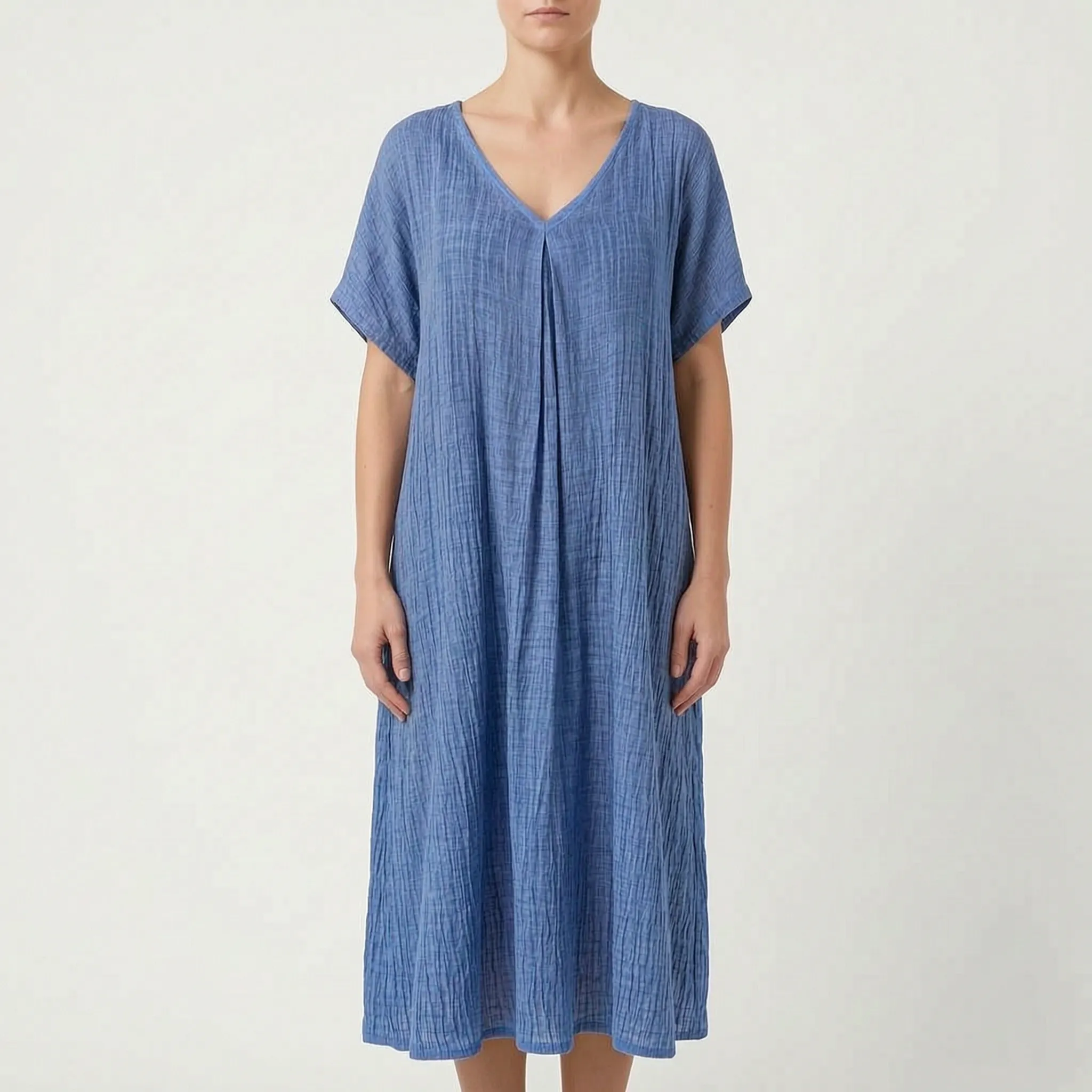 Casual Bruine Zomerjurk | Navando