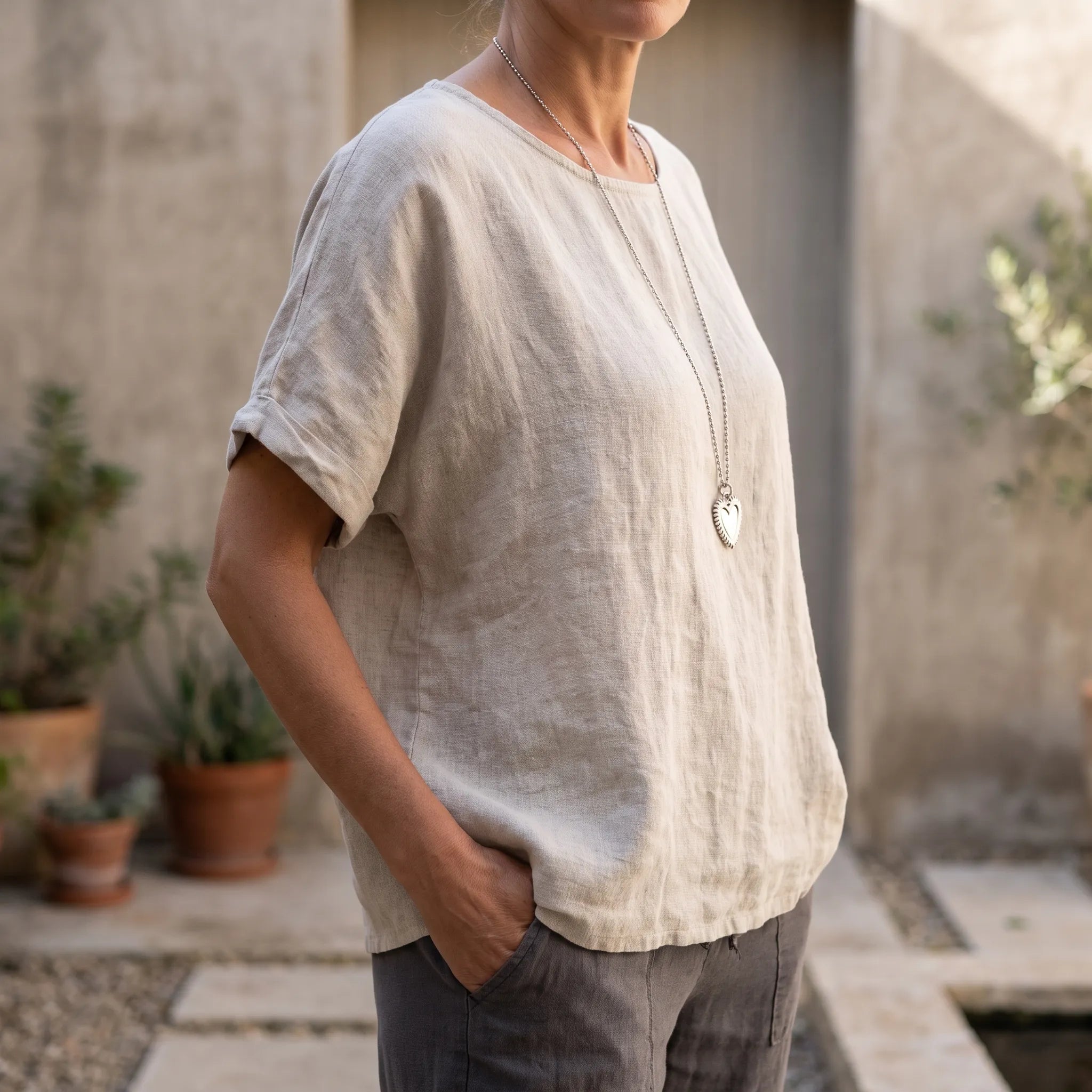 Casual Damesblouse Met Een Losse Pasvorm | Navando