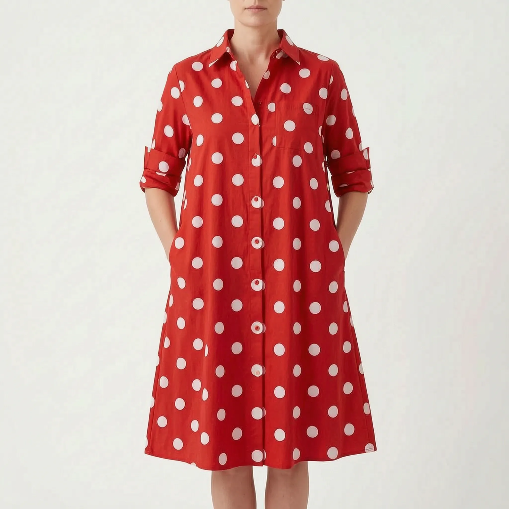 Casual Luchtige Blouse Jurk | Navando