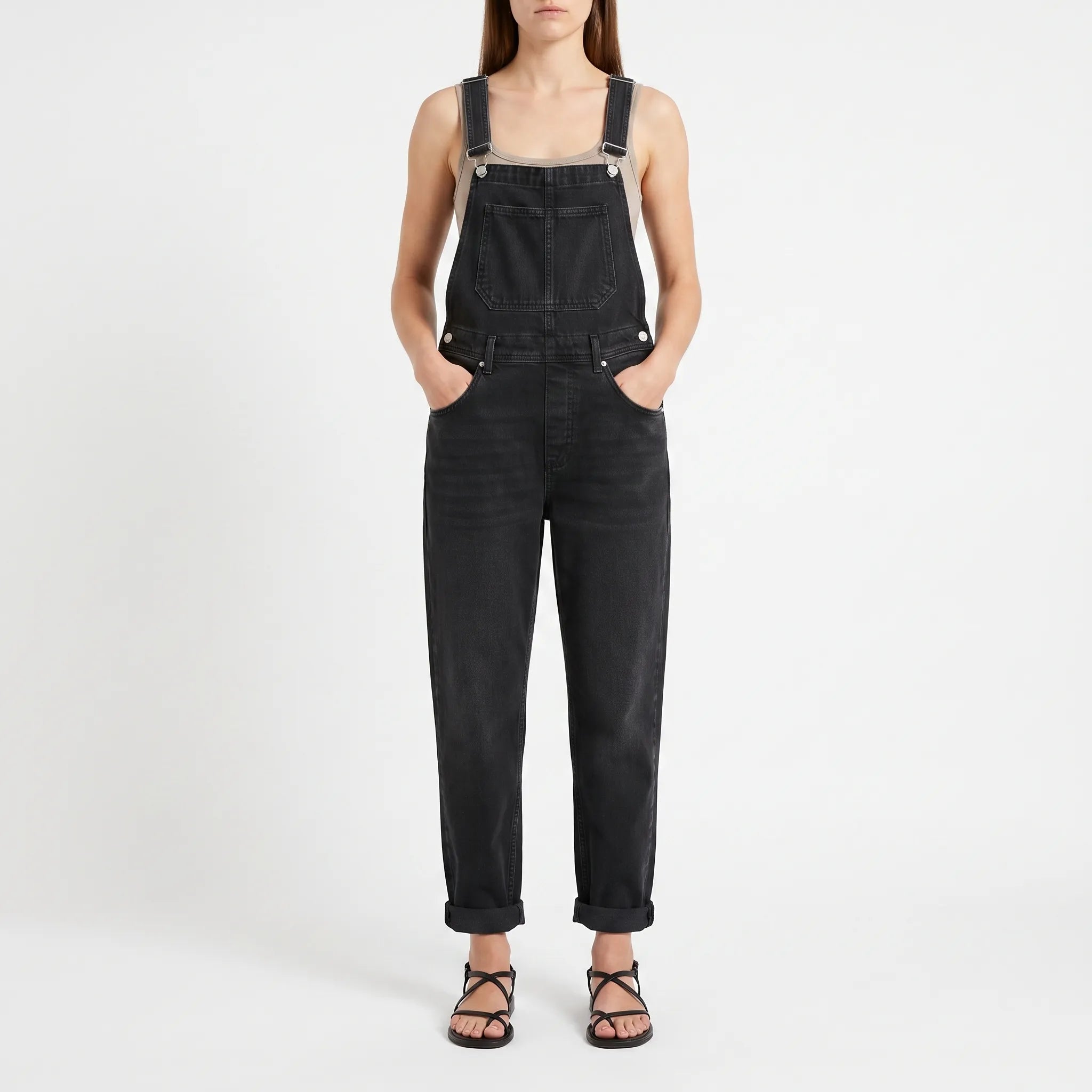 Casual Mouwloze Tuinbroek | Navando