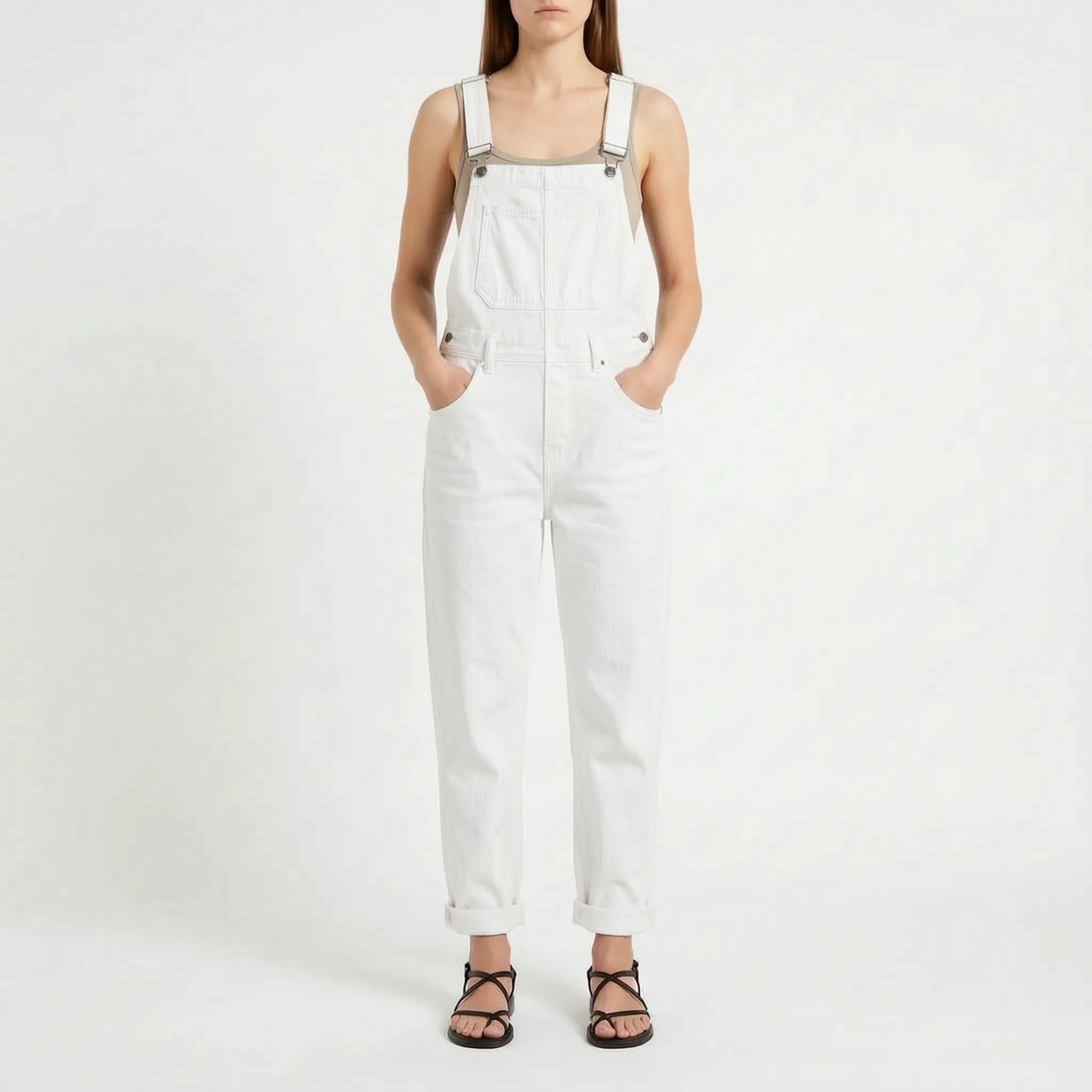 Casual Mouwloze Tuinbroek | Navando