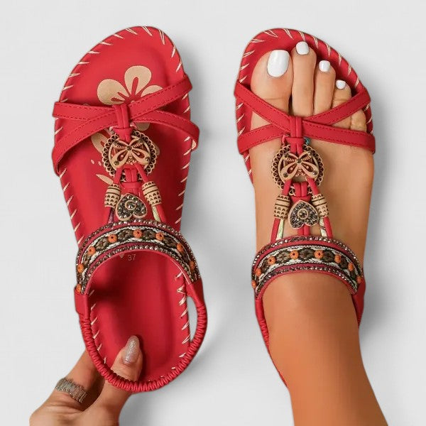 Casual Sandalen Met Elastische Hielband | Navando