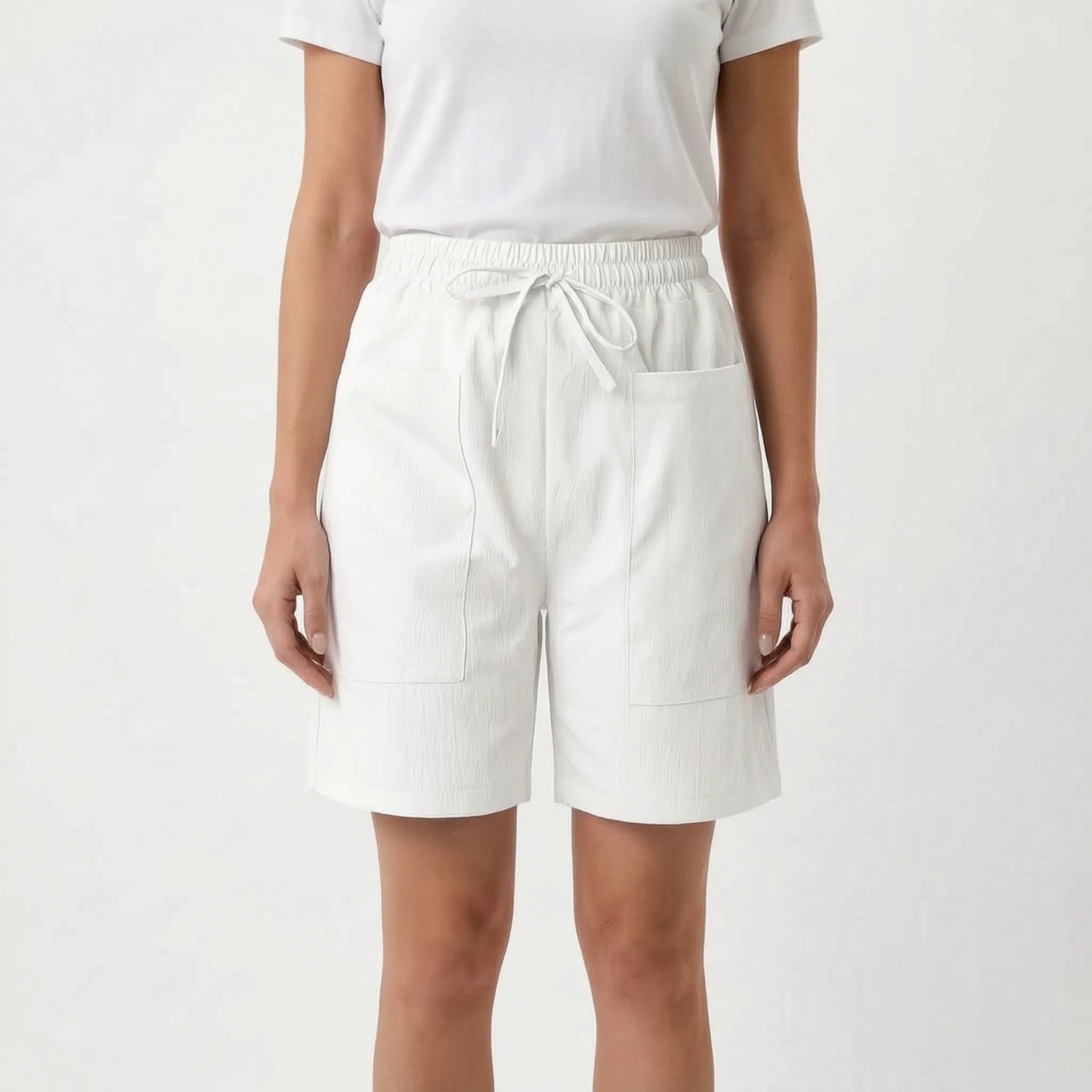 Casual Shorts Met Wijde Pijpen | Navando