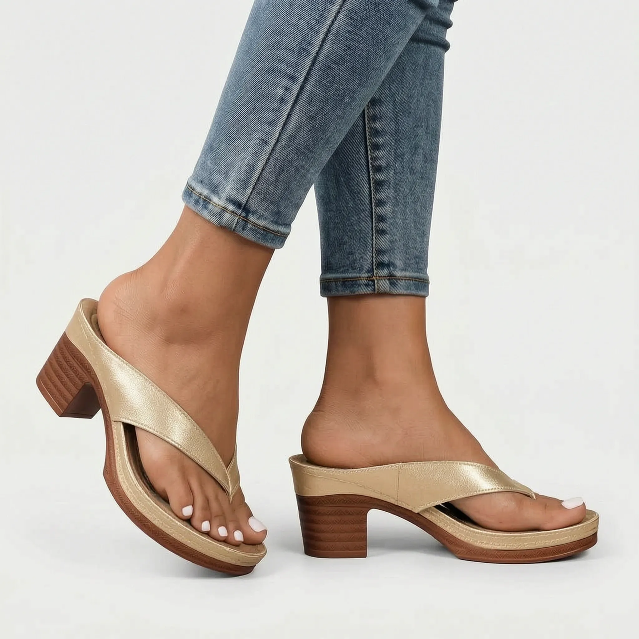 Casual Zomerse Sandalen Met Hak | Navando