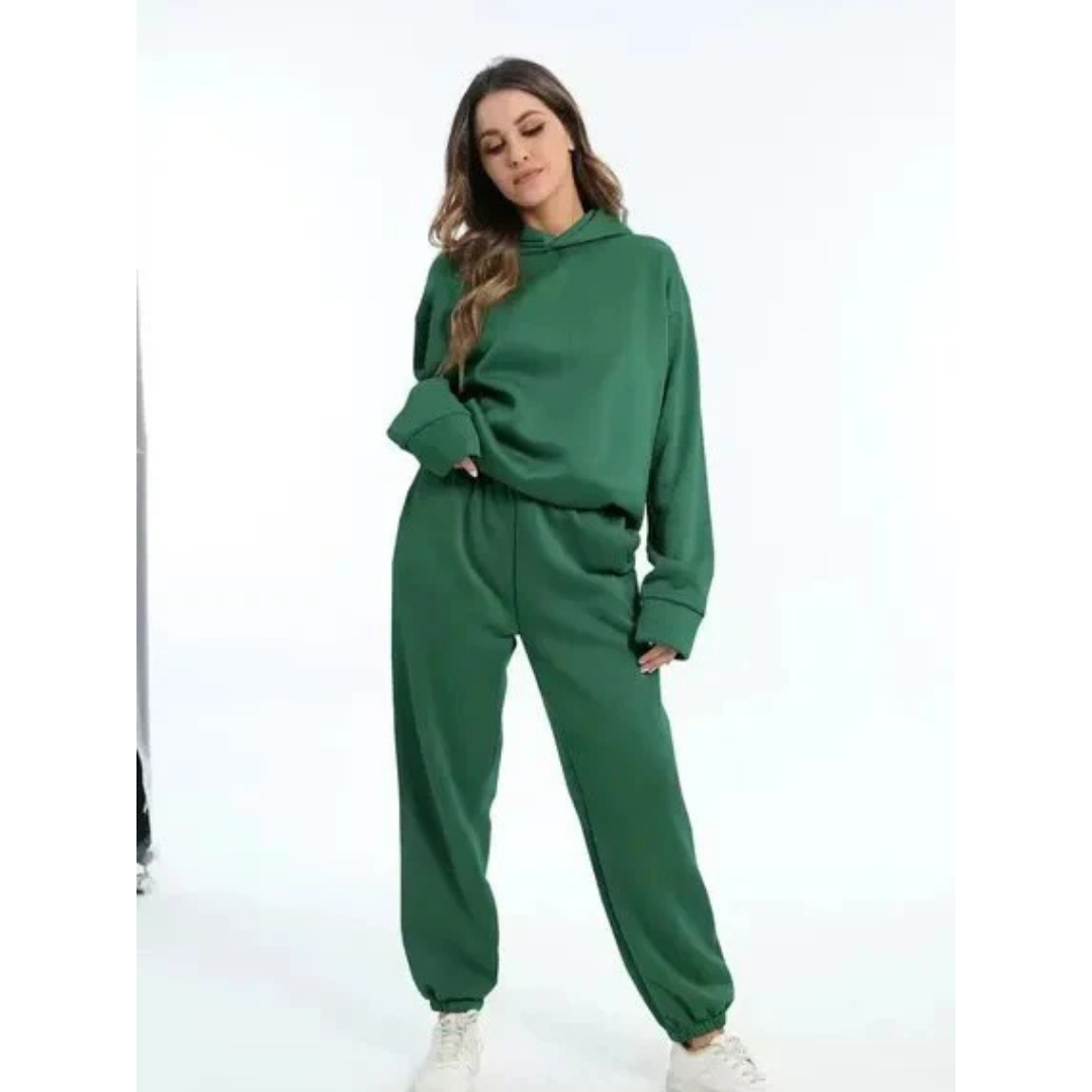 Casual | Tweedelige trainingsset in grote maten 4