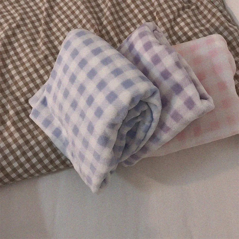 Casual | Zachte fleece pyjama set met geruite broek 4