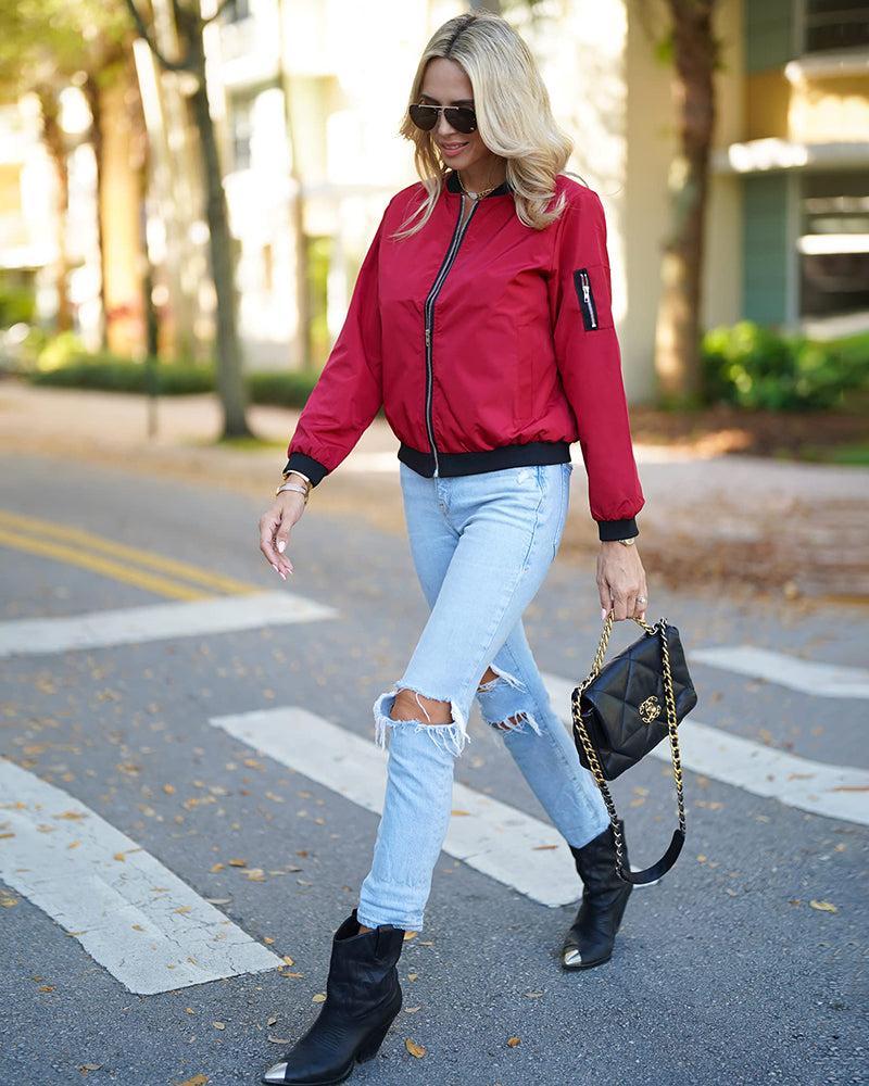 Scarlett - Blouson Bomber Streetwear Stylé