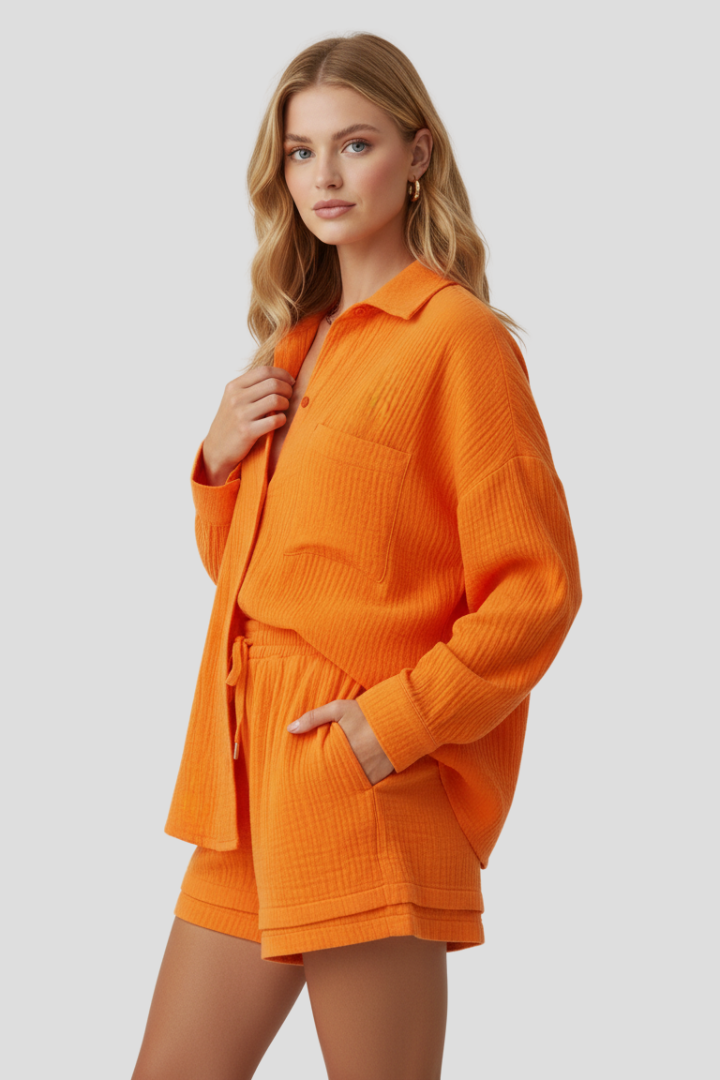 Comfortabele Casual Zomerse Tweedelige Set | Navando