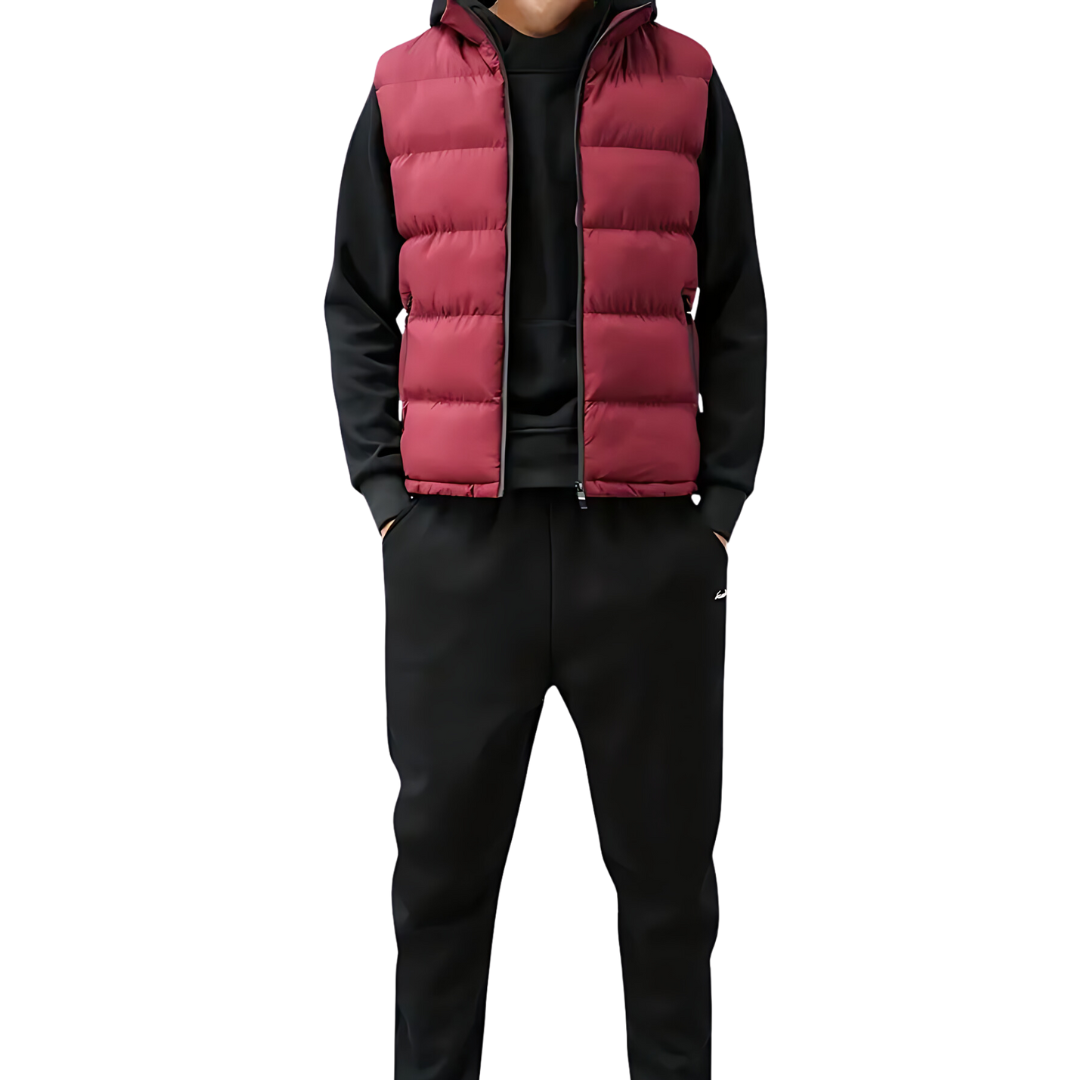 Comfortabele Mouwloze Gewatteerde Heren Bodywarmer | Navando