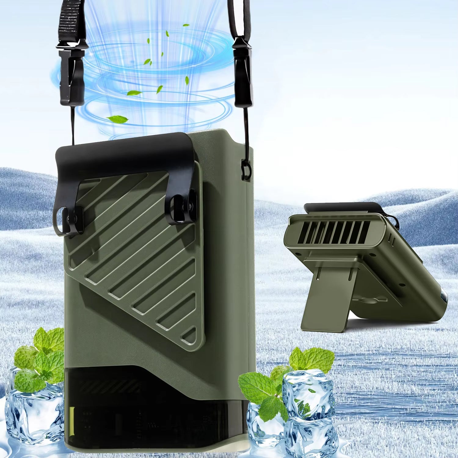 Compacte Draagbare Ventilator Met Kledingclip | Navando