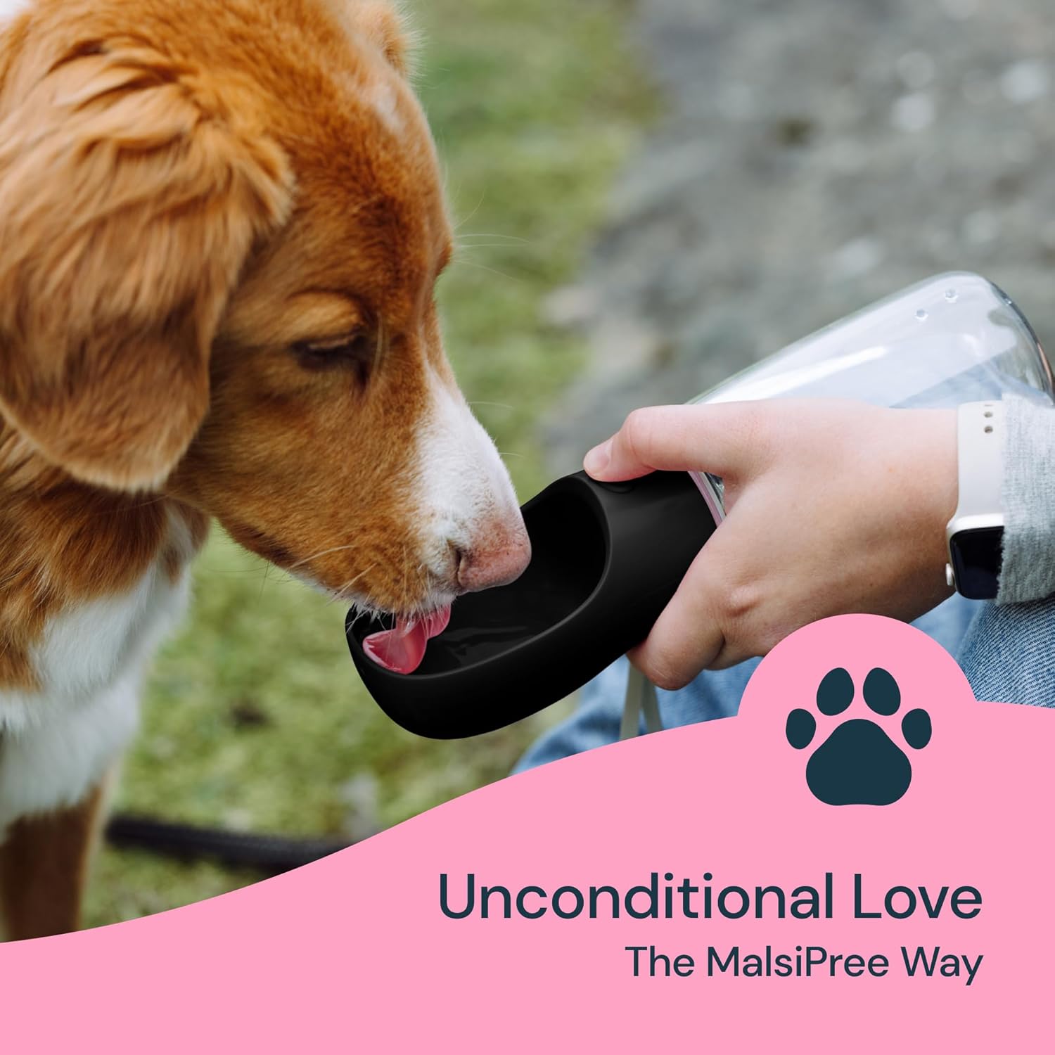 Compacte Honden Drinkfles | Navando