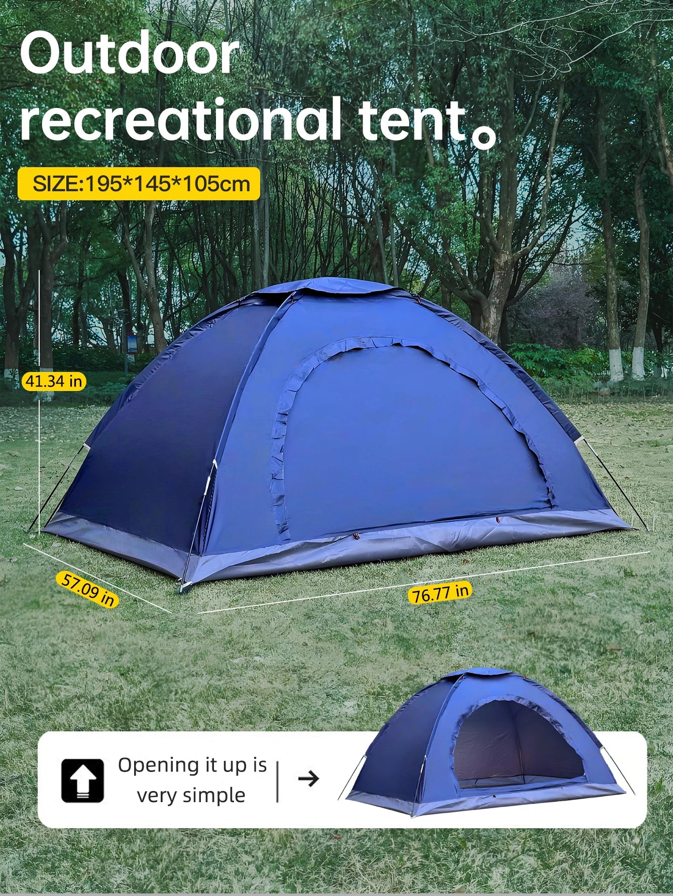 Compacte Koepeltent | Navando