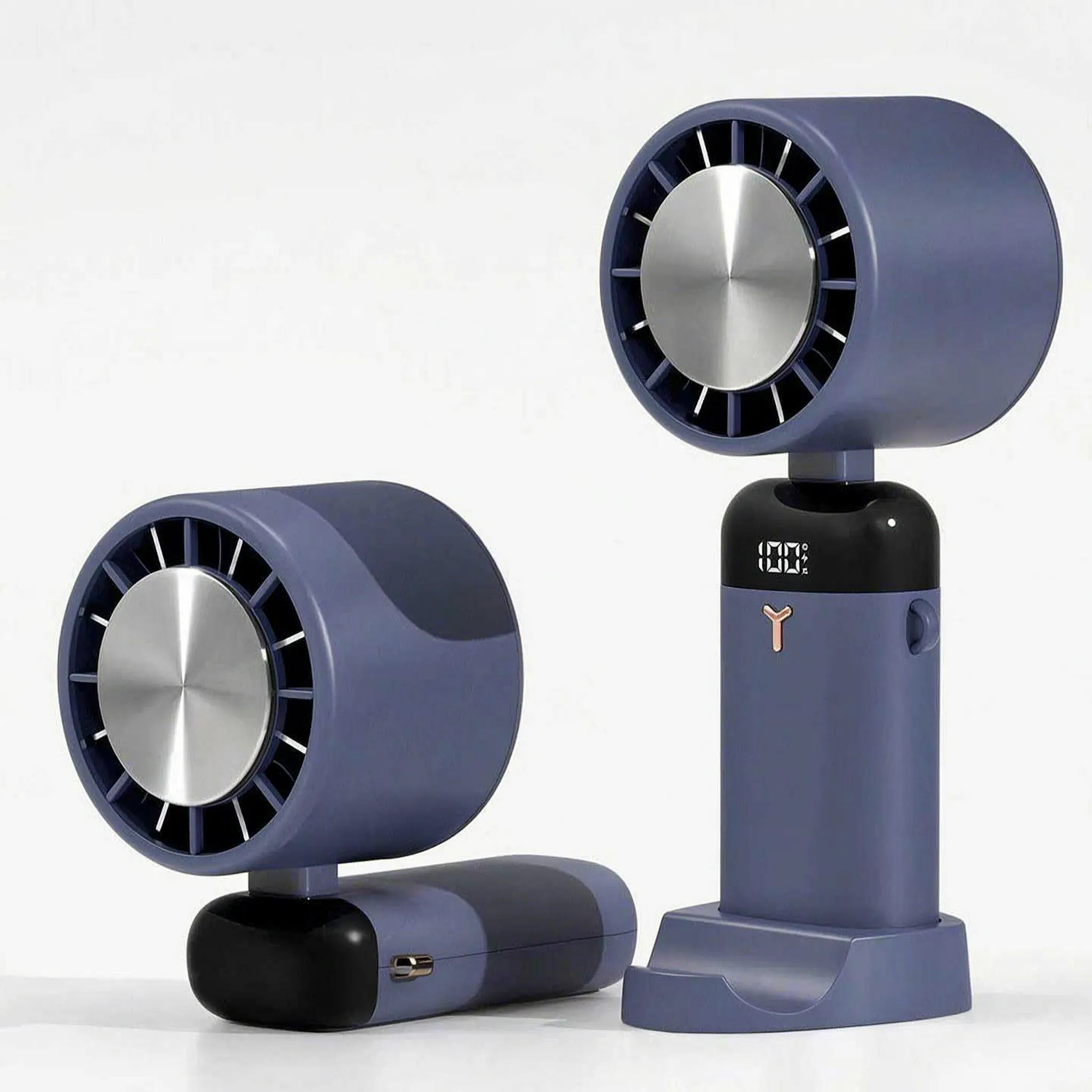 Compacte Oplaadbare Ventilator Met Display | Navando