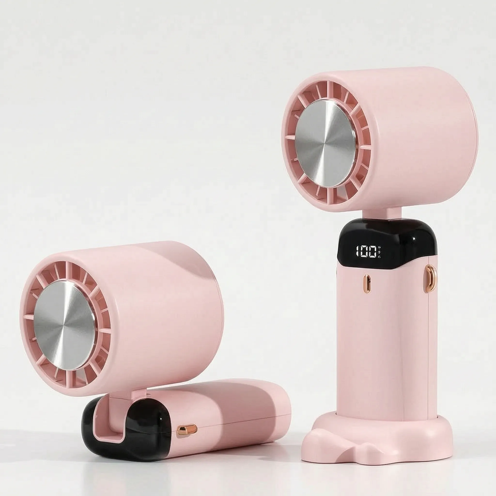 Compacte Oplaadbare Ventilator Met Display | Navando