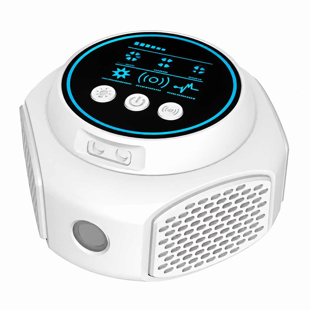 Compacte Ultrasone Ongedierteverjager Met Digitaal Display | Navando Wit