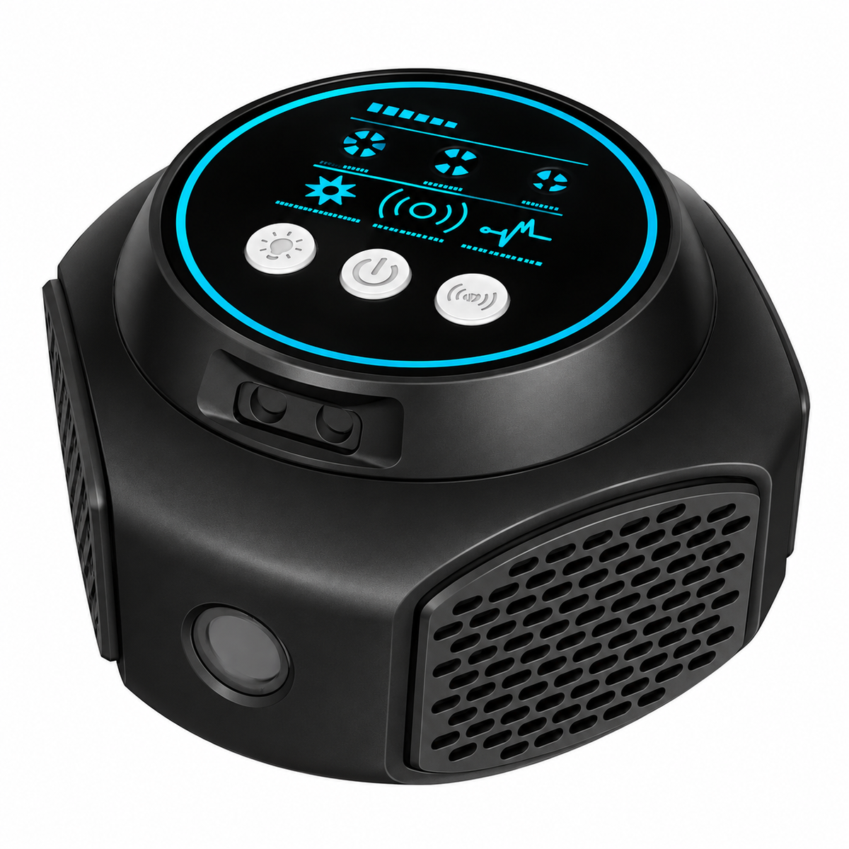 Compacte Ultrasone Ongedierteverjager Met Digitaal Display | Navando Zwart