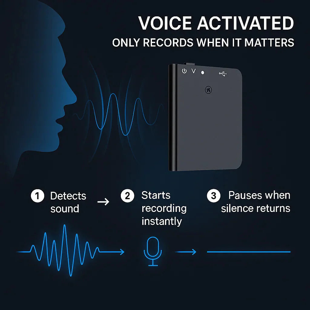Compacte Voicerecorder | Navando