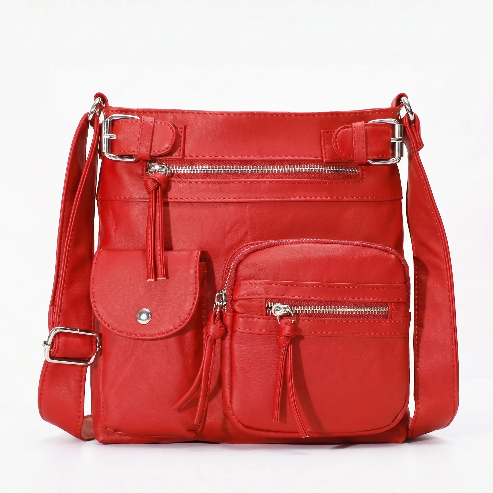 Crossbodytas Met Ritsvakken | Navando