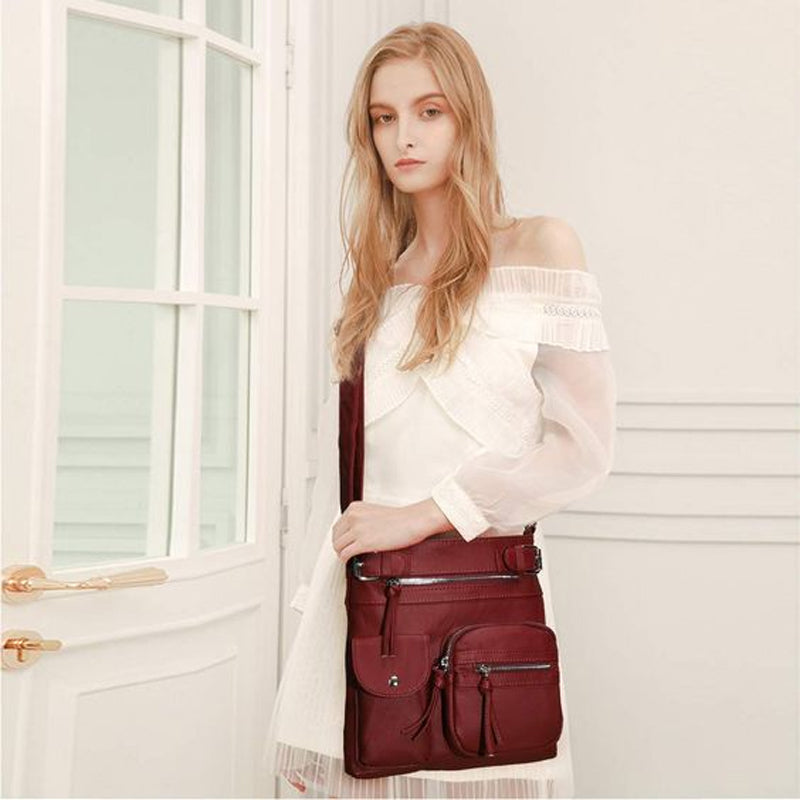 Crossbodytas Met Ritsvakken | Navando