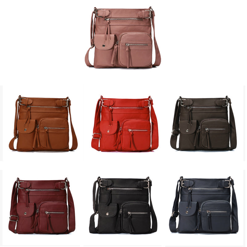 Crossbodytas Met Ritsvakken | Navando