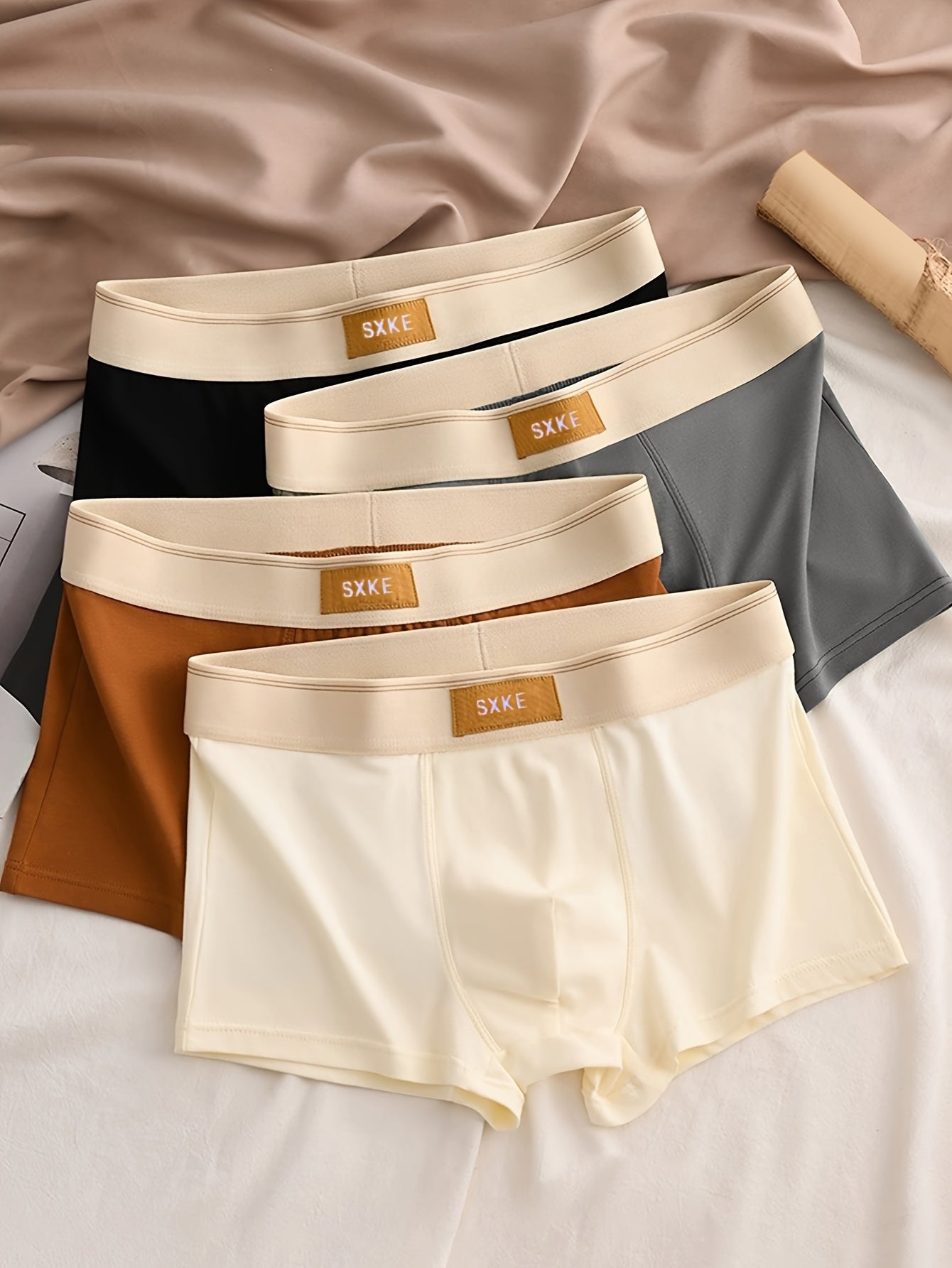 Daan | Ademend katoen boxershorts 4-pack 0