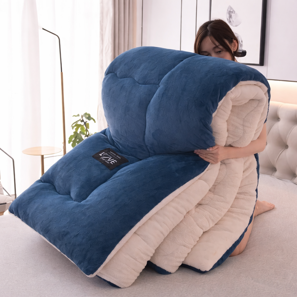 Navando | Dubbellaags flanelfleece dekbed