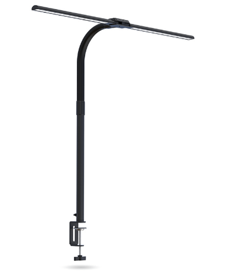 DeskLight | Dubbel hoofd LED bureaulamp met 5 kleurmodi en dimbare niveaus 5