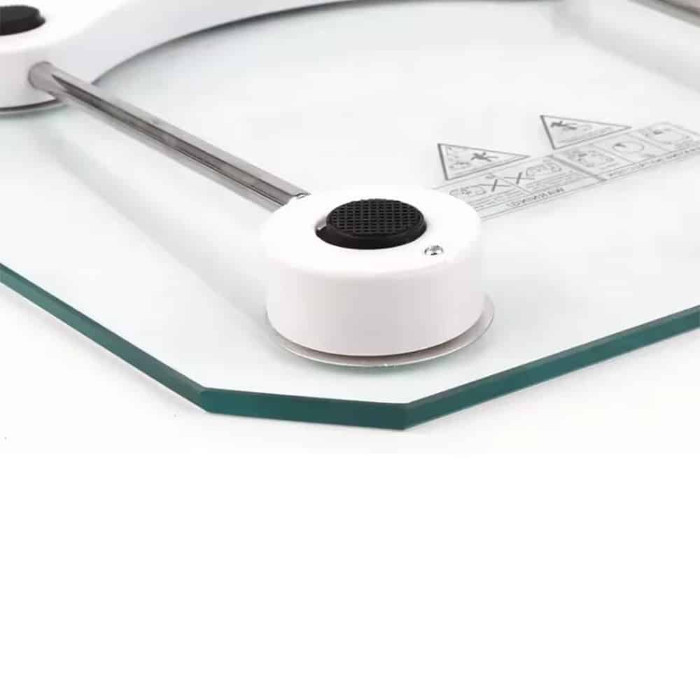 Digitale weegschaal | Transparant glazen platform, 180 kg 3