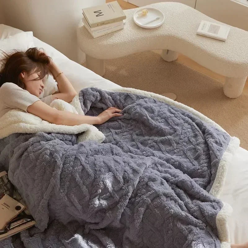 Dikke Winter Fleece Deken - LuxyCozy 7