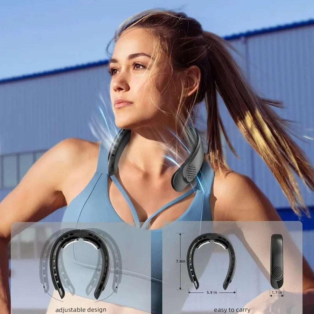 Draagbare Bladloze Nekventilator | Navando