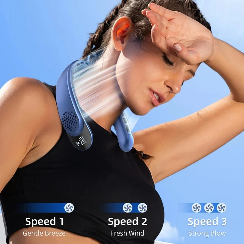 Draagbare Bladloze Nekventilator | Navando