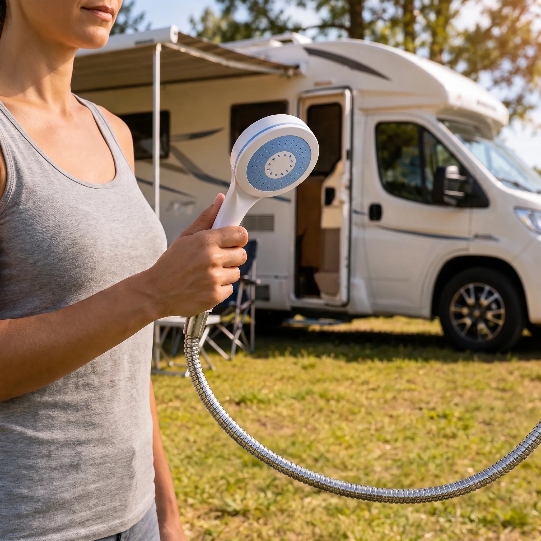 Draagbare Campingdouche Met Dompelpomp | Navando