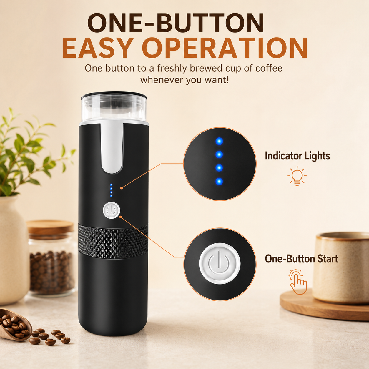Draagbare Elektrische Espressomaker | Navando